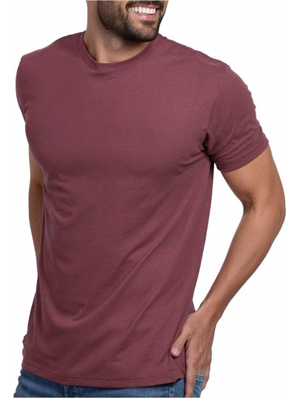 Soft Cotton Crew Neck Men's Athletic Fit Casual T-Shirts S-4XL - Stylish & Comfy